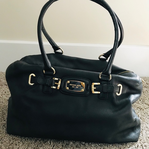 ❌SOLD❌Michael Kors Large Black Tote Bag - Picture 3 of 9